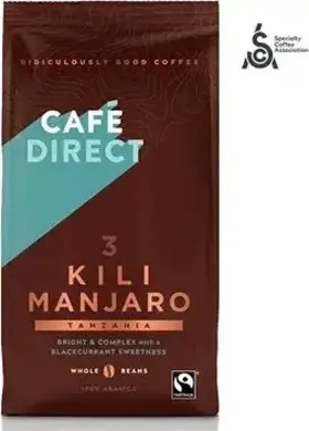 Cafédirect Kilimanjaro, zrnková káva, 227 g