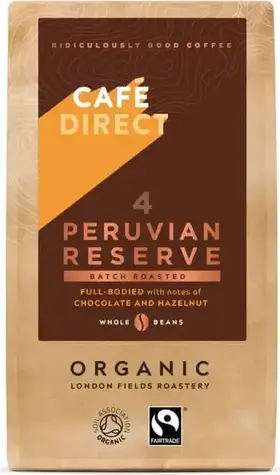Cafédirect Peruvian Reserve, zrnková káva, 227 g
