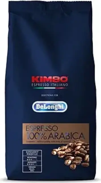 DeLonghi Kimbo Espresso 100% Arabica, zrnková káva, 250 g