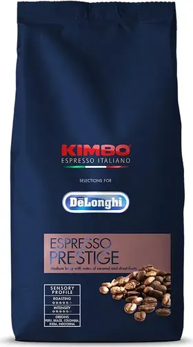 DeLonghi Kimbo Espresso Prestige, zrnková káva, 1 kg