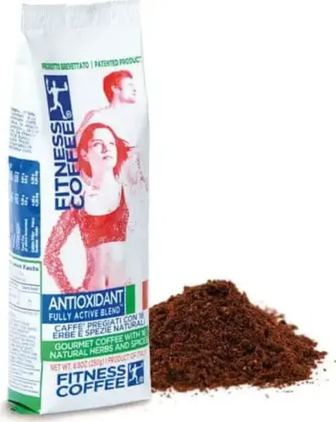 Fitness Coffee Antioxidant Fully Active Blend, mletá káva, 250 g