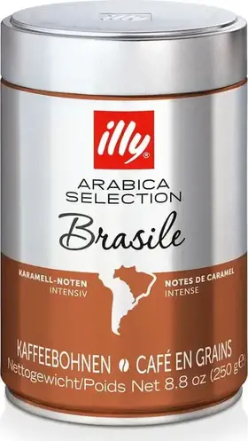 illy Arabica Selection Brasile, zrnková káva, 250 g