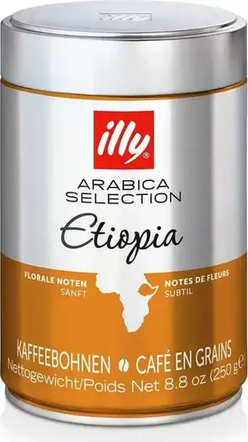 illy Arabica Selection Etiopia, zrnková káva, 250 g