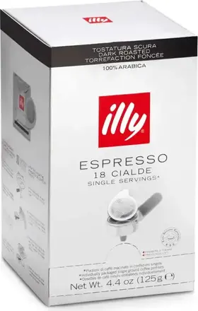 illy Espresso DARK ROASTED E.S.E. pody 18 ks