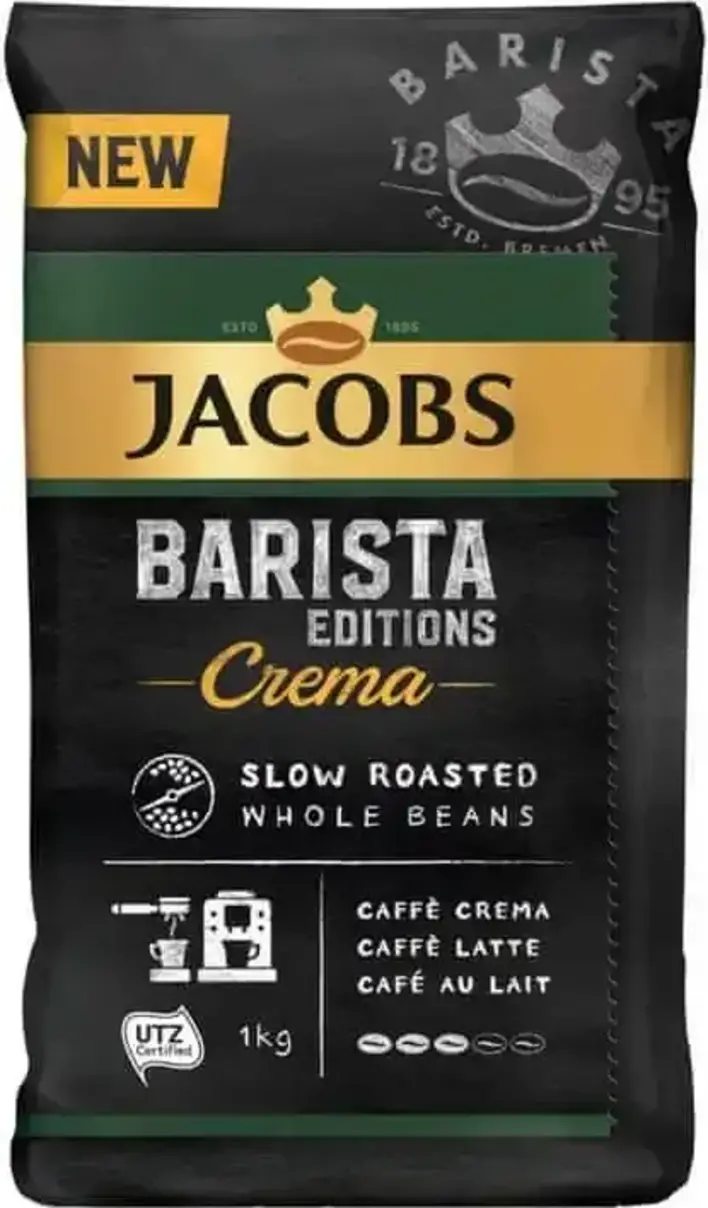 Jacobs Barista Editions Crema, zrnková káva, 1 kg