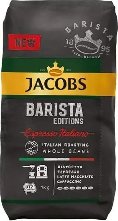 Jacobs Barista Editions Espresso Italiano, zrnková káva, 1 kg