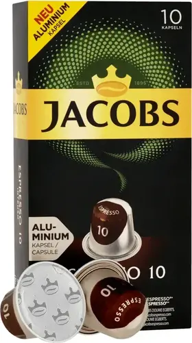 Jacobs ESPRESSO INTENSO kapsle pro Nespresso 10 ks