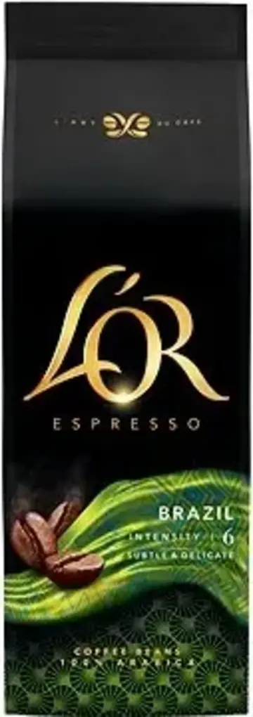 L'Or Espresso Brazil, zrnková káva, 500 g