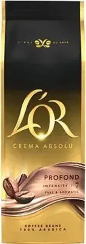 L'Or Crema Absolu Profond, zrnková káva, 500 g