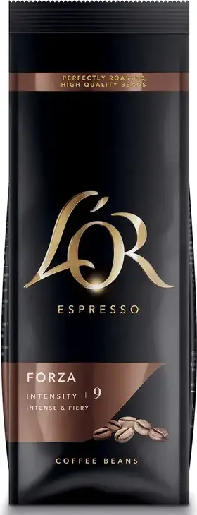 L'Or Espresso Forza, zrnková káva, 500 g