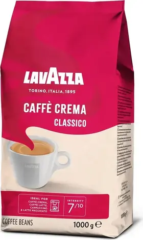 Lavazza Caffè Crema Classico, zrnková káva, 1 kg