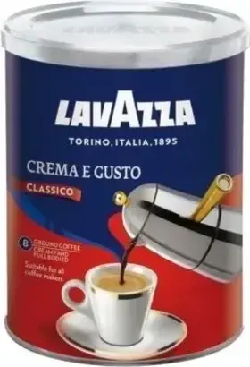 Lavazza Crema e Gusto, mletá káva, dóza 250 g
