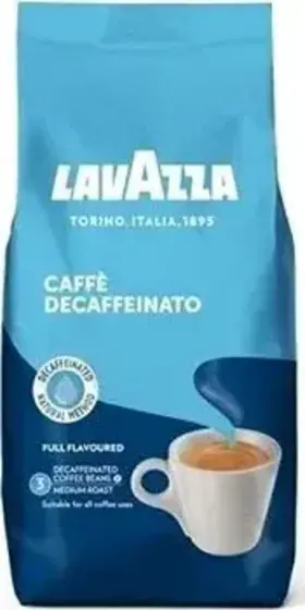 Lavazza Decaffeinato, zrnková káva bez kofeinu, 500 g