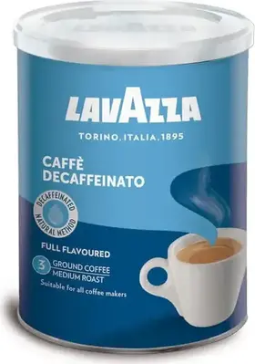 Lavazza Dek, mletá káva bez kofeinu, 250 g