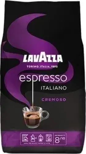 Lavazza Espresso Cremoso, zrnková káva, 1 kg