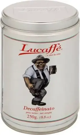 Lucaffé Decaffeinato, zrnková káva bez kofeinu, 250 g