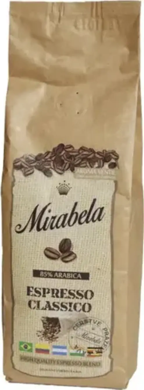 Mirabela Espresso Classico, zrnková káva, 225 g
