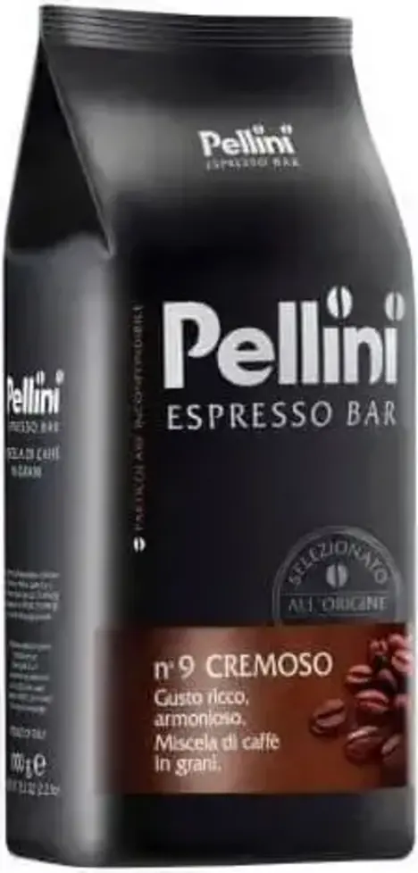 Pellini Espresso Bar n°9 Cremoso, zrnková káva, 1 kg