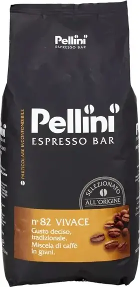 Pellini Espresso Bar n°82 Vivace, zrnková káva, 1 kg