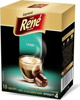 René ESPRESSO LUNGO, kapsle pro Nespresso 10 ks