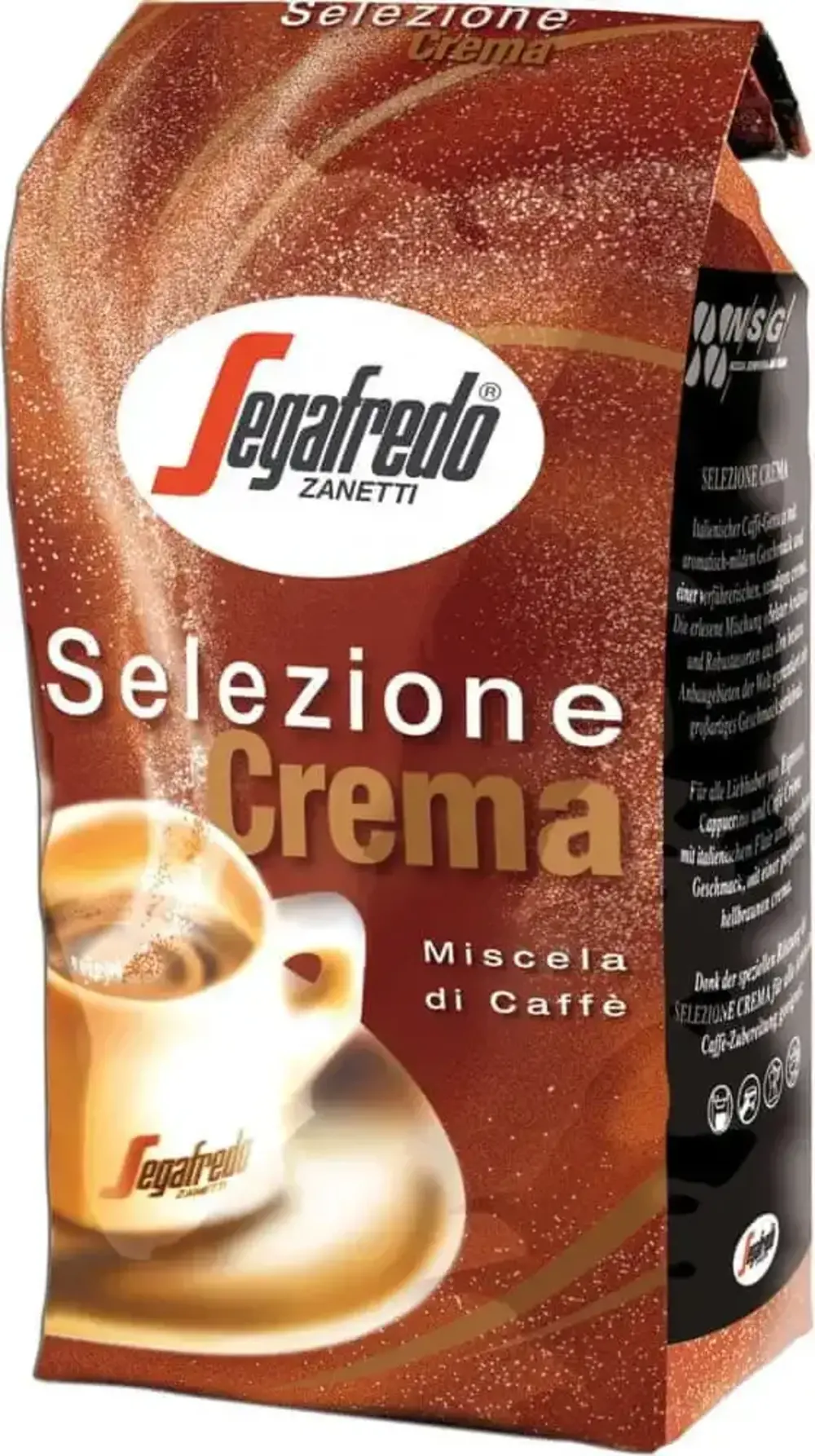 Segafredo Selezione Crema, zrnková káva, 1 kg