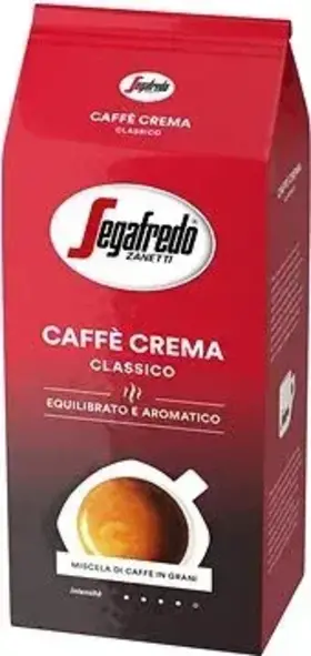 Segafredo Caffe Crema Classico, zrnková káva, 1 kg