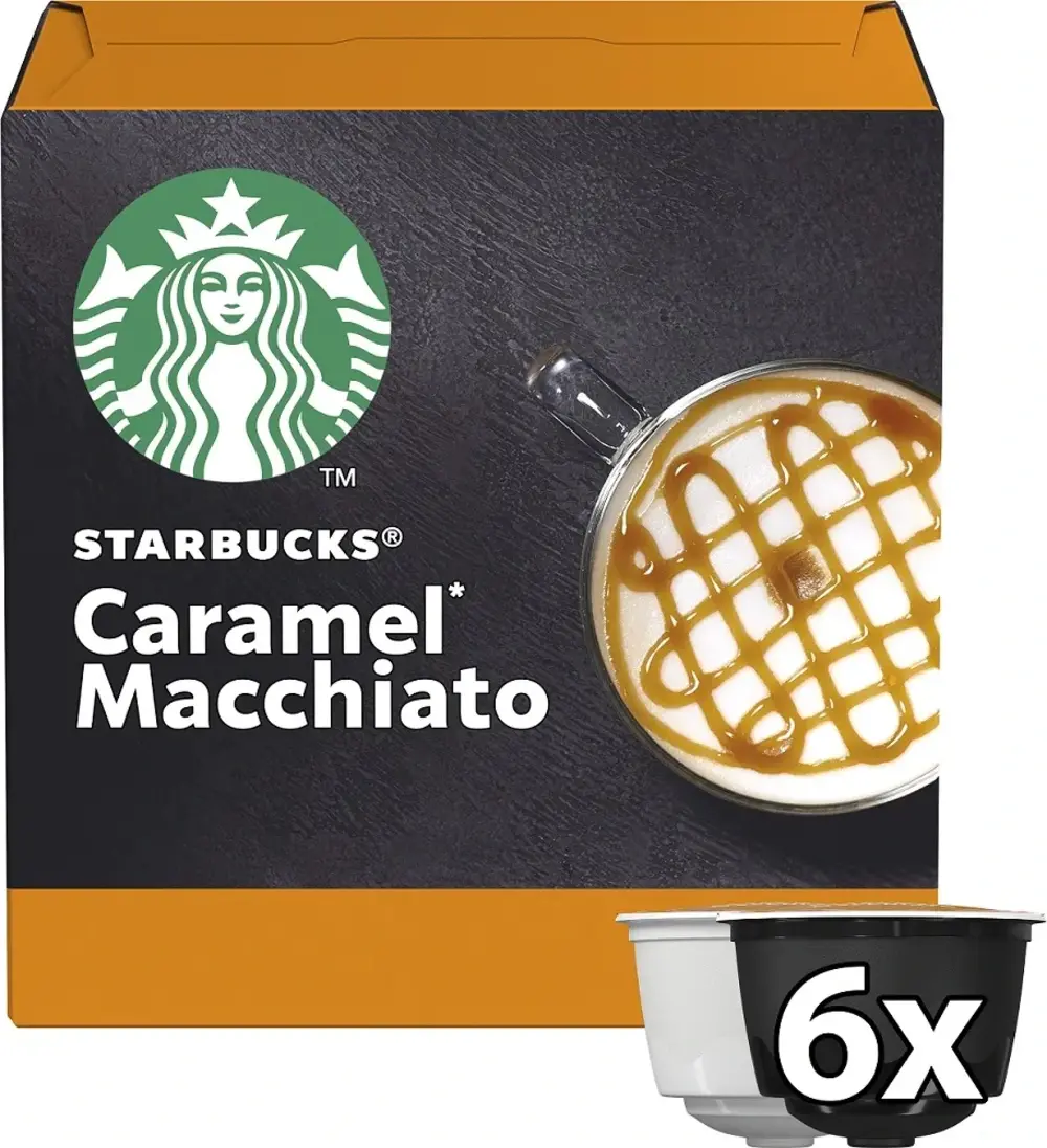 Starbucks by Nescafé Dolce Gusto CARAMEL MACCHIATO 6 + 6 ks