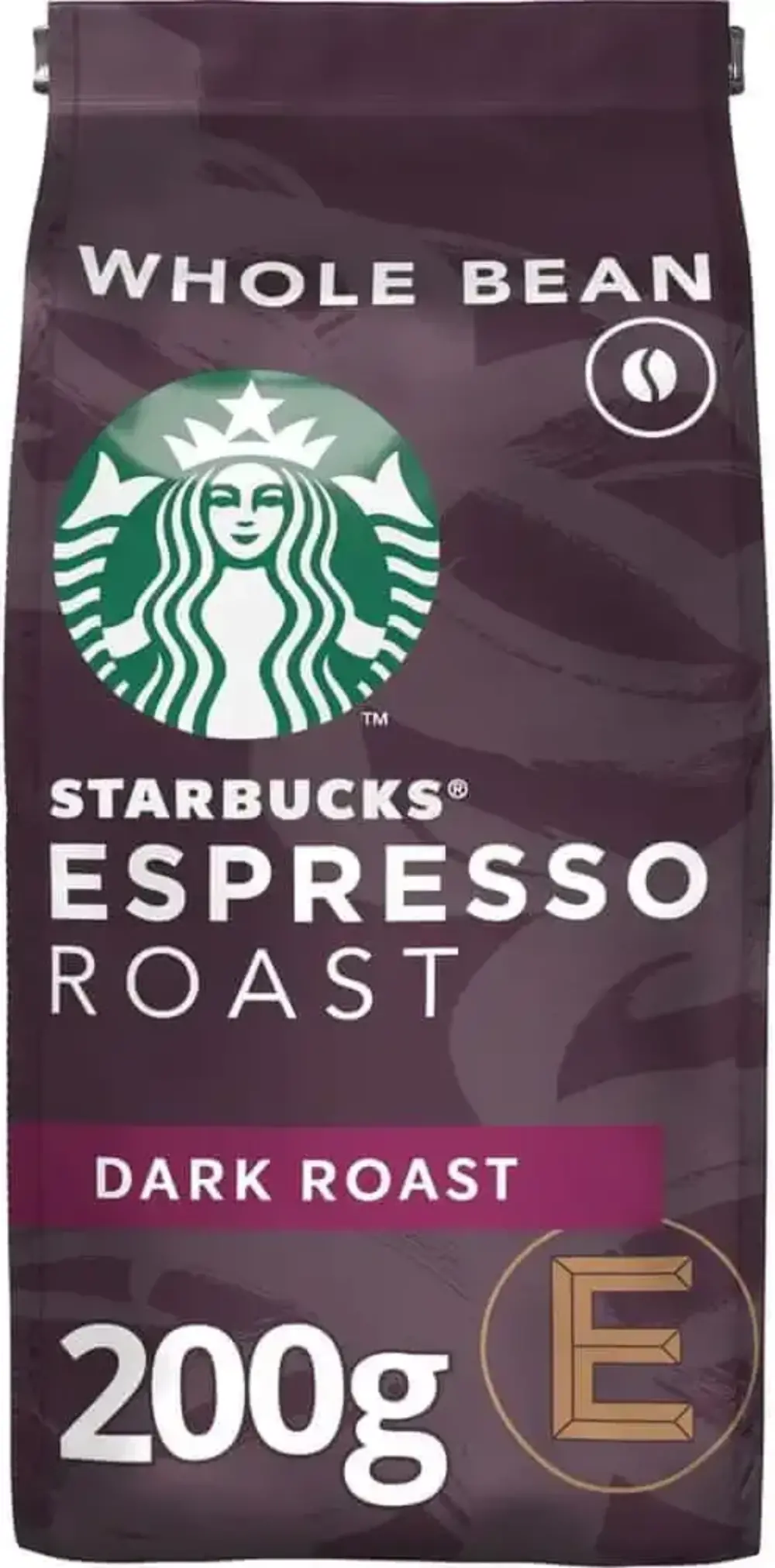 Starbucks Dark Espresso Roast, zrnková káva, 200 g