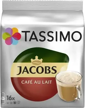 Kapsle Tassimo Jacobs CAFÉ AU LAIT 16 ks