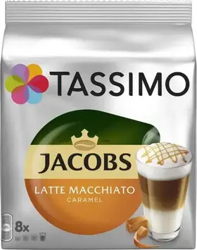 Kapsle Tassimo Jacobs LATTE MACCHIATO CARAMEL 8 + 8 ks
