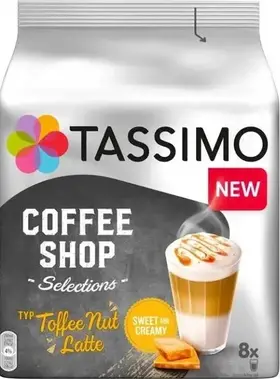 Kapsle Tassimo TOFFEE NUT LATTE 8 + 8 ks