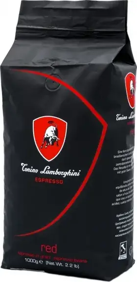 Tonino Lamborghini Caffé Red Espresso, zrnková káva, 1 kg