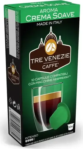 Tre Venezie CREMA SOAVE kapsle pro Nespresso 10 ks