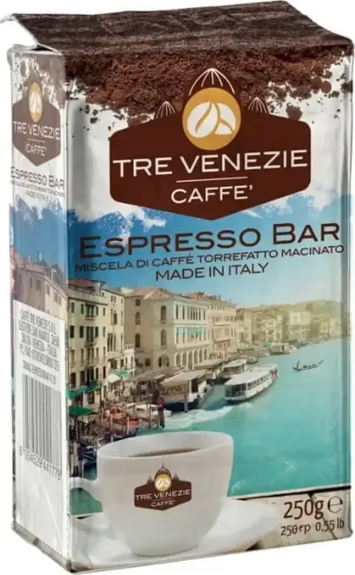 Tre Venezie Espresso Bar, mletá káva, 250 g