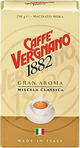 Vergnano Gran Aroma, mletá káva, 250 g